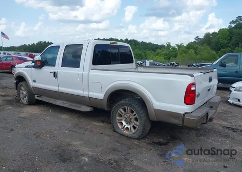 2011 Ford F-250 Lariat from USA, damaged, VIN 1FT7W2BT6BEC10396